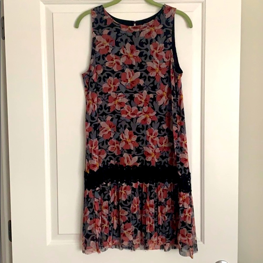Floral Pleated Dress